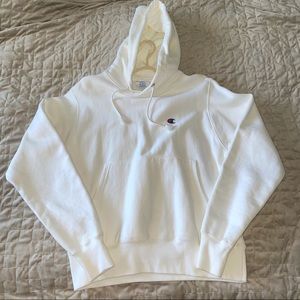 White Champion Hoodie